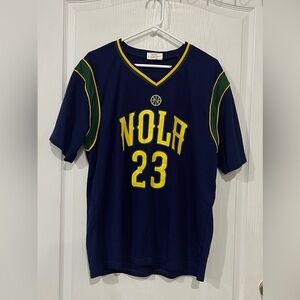 New Orleans Pelicans basketball Mardi Gras Anthony Davis jersey Match-Up Brand